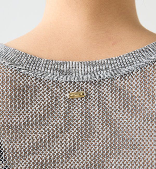  「メッシュロゴフレンチニット」|ニット・セーター|