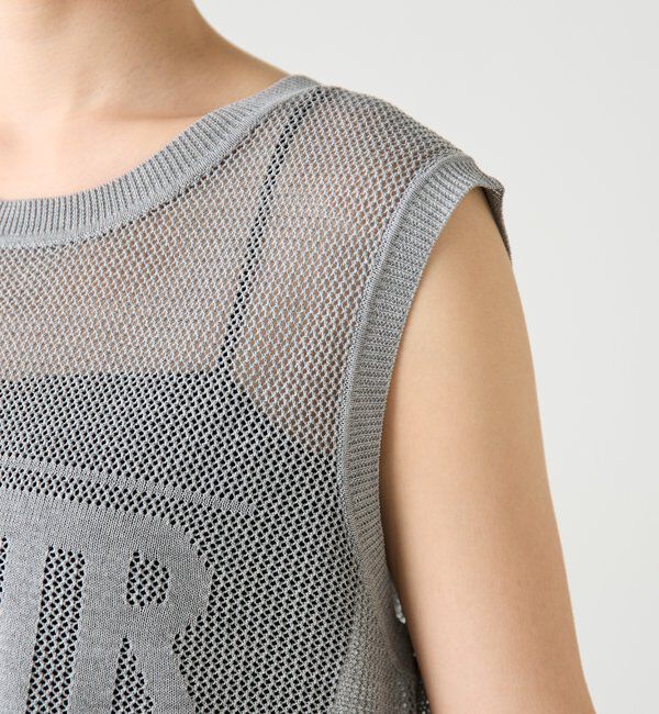  「メッシュロゴフレンチニット」|ニット・セーター|