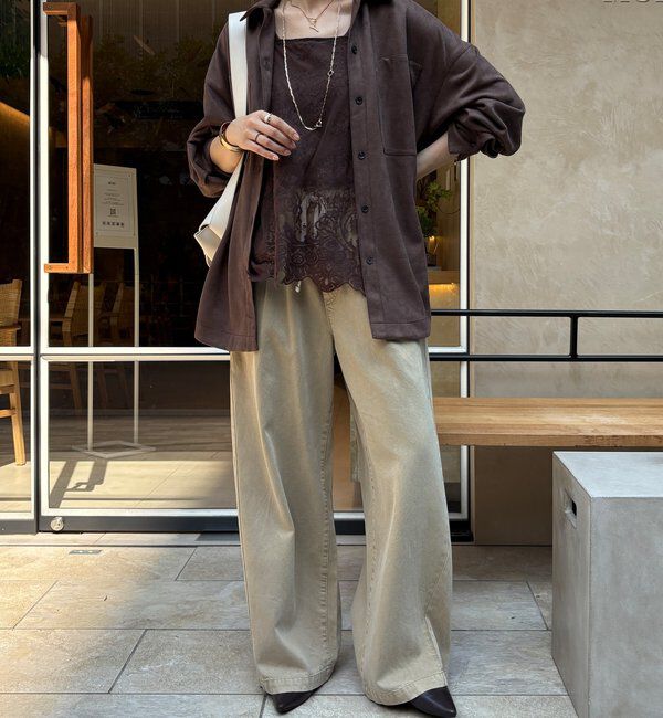  「デニムワイドイージーパンツ」|デニム|