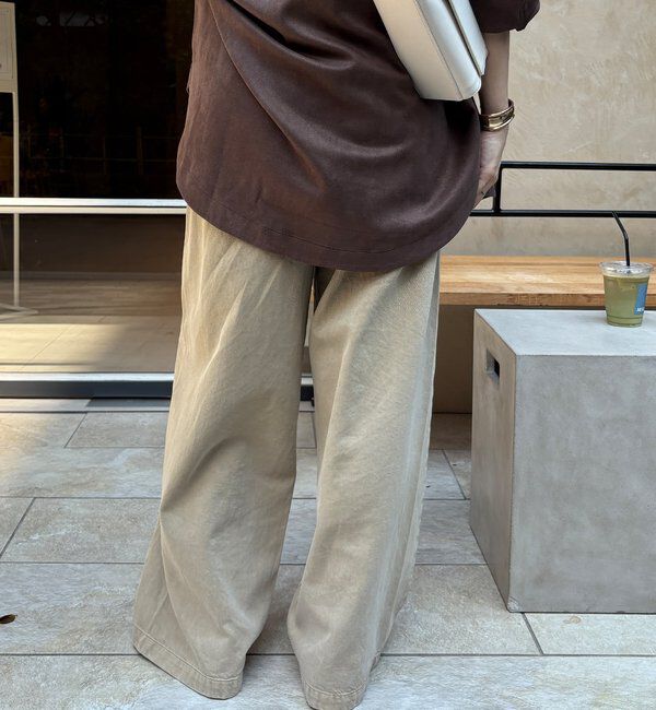  「デニムワイドイージーパンツ」|デニム|