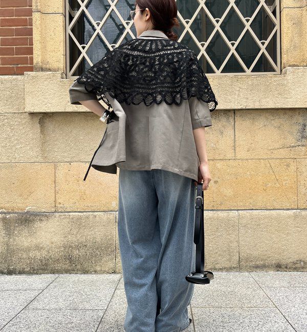  「デニムワイドイージーパンツ」|デニム|