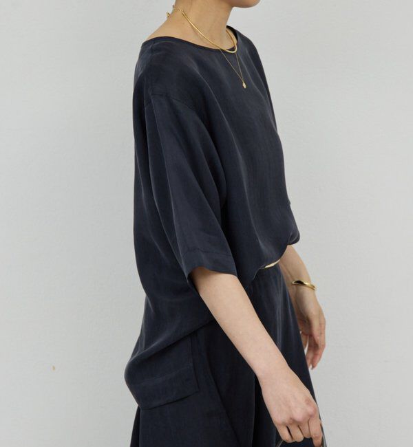  「【セットアップ対応】キュプラTeeブラウス」|シャツ・ブラウス|