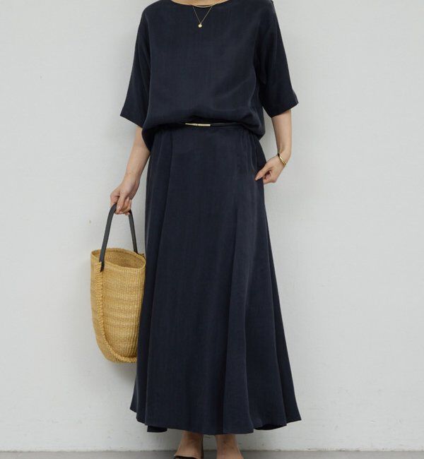  「【セットアップ対応】キュプラTeeブラウス」|シャツ・ブラウス|