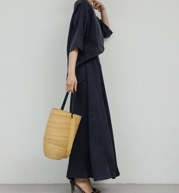  「【セットアップ対応】キュプラTeeブラウス」|シャツ・ブラウス|