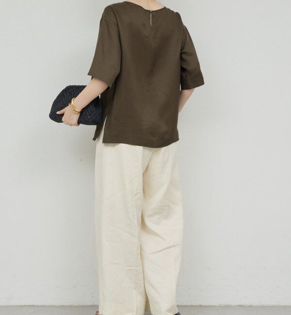  「【セットアップ対応】キュプラTeeブラウス」|シャツ・ブラウス|