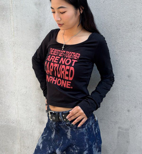  「メッセージトップス」|Tシャツ・カットソー|