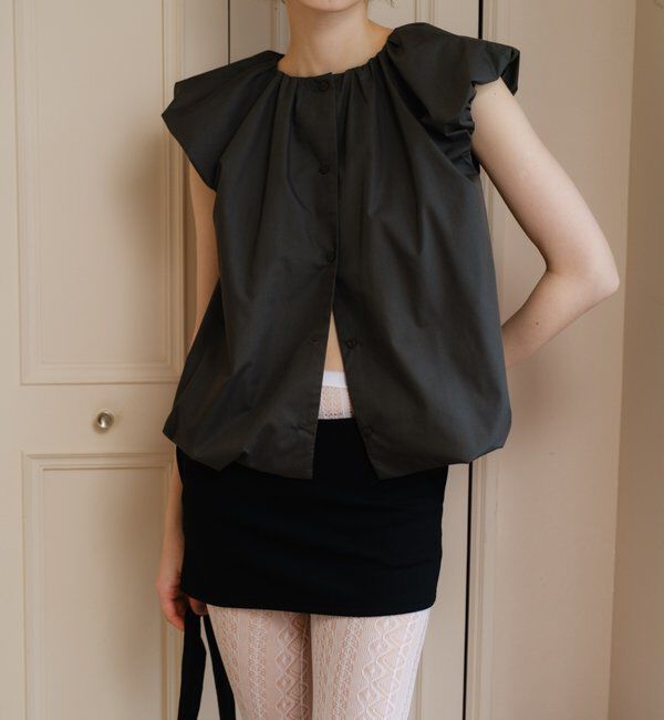  「パフギャザーバルーントップス」|シャツ・ブラウス|