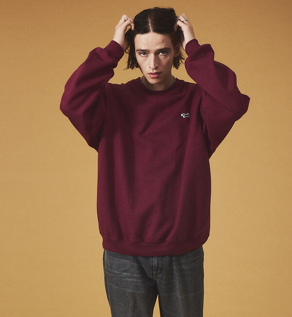 ABAHOUSE「【PENNEY'S】ペニーズ キツネ/ペニーズ フォックス/THE FOX 別注」|スウェット・ジャージ|エンジ