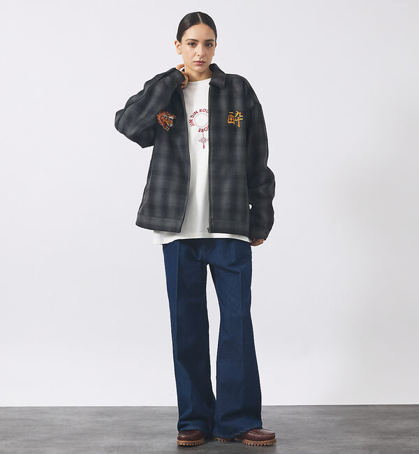 ABAHOUSE「【YOIDORE / ヨイドレ】Souvenir Wool Jacket / ス」|ブルゾン・スタジャン|