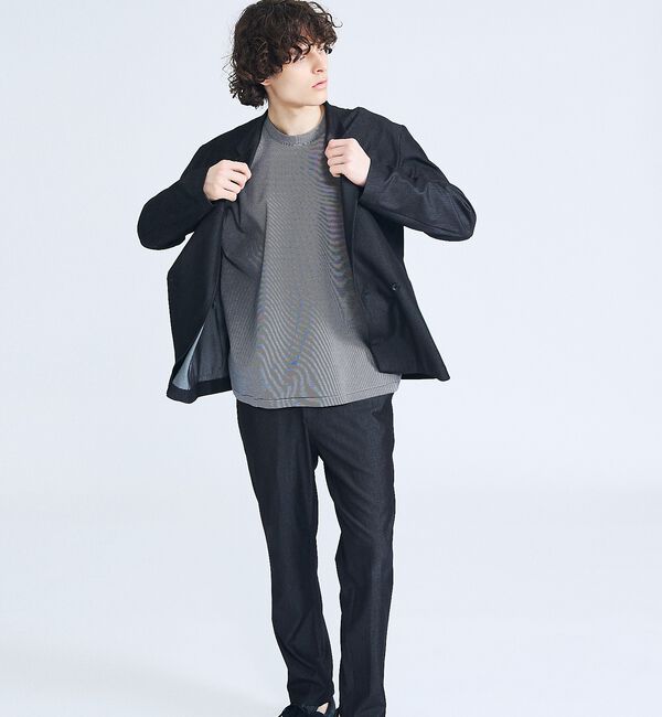 ABAHOUSE「【セットアップ対応】デニムライクツイル ダブルジャケット」|その他|