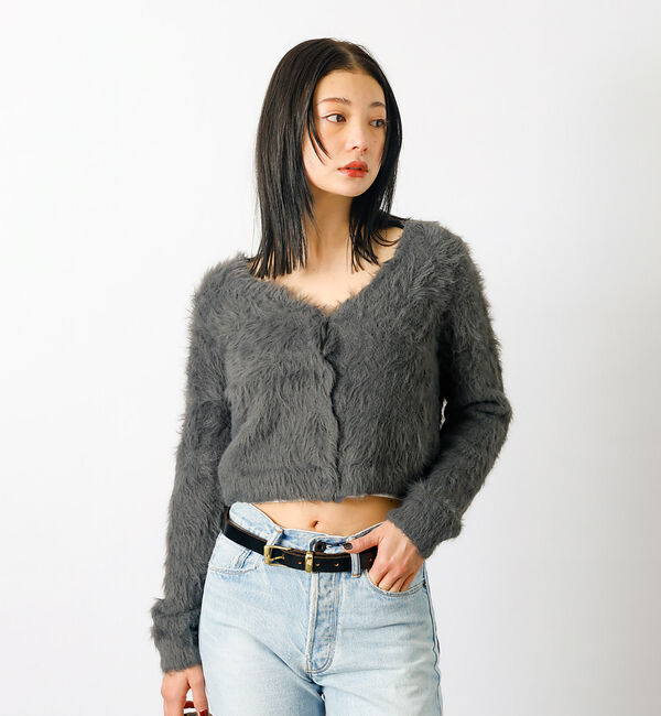 Rouge vif「【EVER AFTER】シャギーカーディガン / ニットカーディガン【WEB限定」|カーディガン|