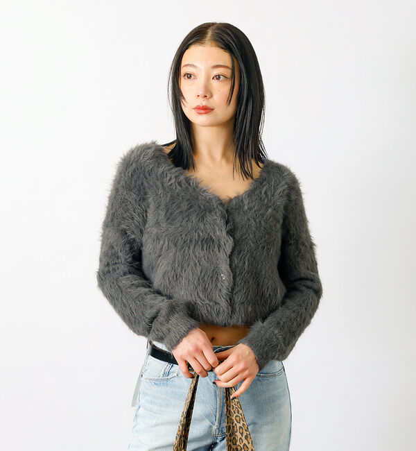 Rouge vif「【EVER AFTER】シャギーカーディガン / ニットカーディガン【WEB限定」|カーディガン|