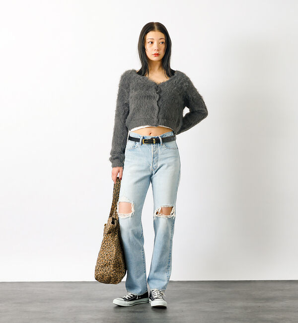 Rouge vif「【EVER AFTER】シャギーカーディガン / ニットカーディガン【WEB限定」|カーディガン|