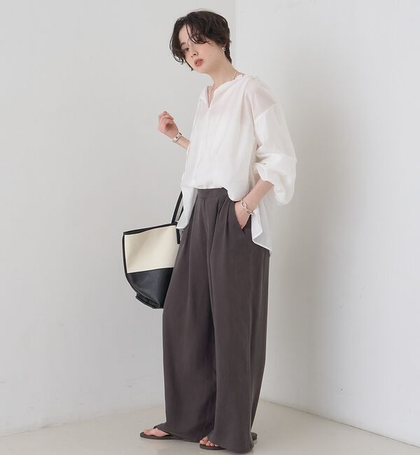 Rouge vif「【一部店舗限定】バルーンスリーブシアーブラウス【予約】」|シャツ・ブラウス|