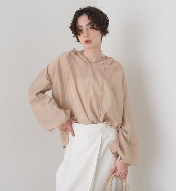 Rouge vif「【一部店舗限定】バルーンスリーブシアーブラウス【予約】」|シャツ・ブラウス|