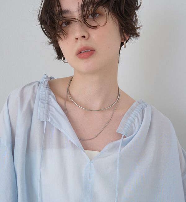 Rouge vif「【一部店舗限定】バルーンスリーブシアーブラウス【予約】」|シャツ・ブラウス|