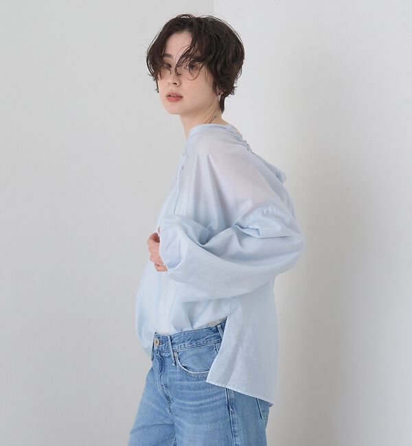 Rouge vif「【一部店舗限定】バルーンスリーブシアーブラウス【予約】」|シャツ・ブラウス|