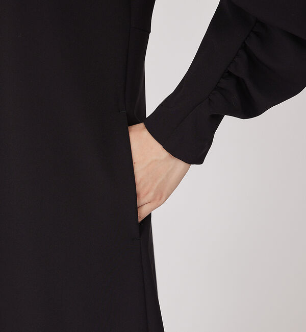 qualite「ギャザースリーブワンピース」|ワンピース|