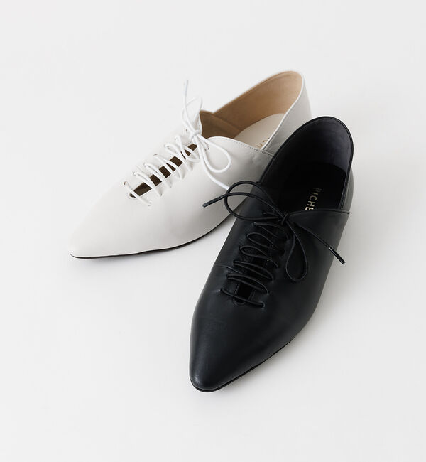 AU BANNISTER「ポインテッドトゥレースアップバブーシュ」|その他|