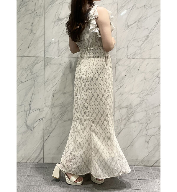 SELFIST「ホルターネックフリルマーメイドワンピース」|ワンピース|