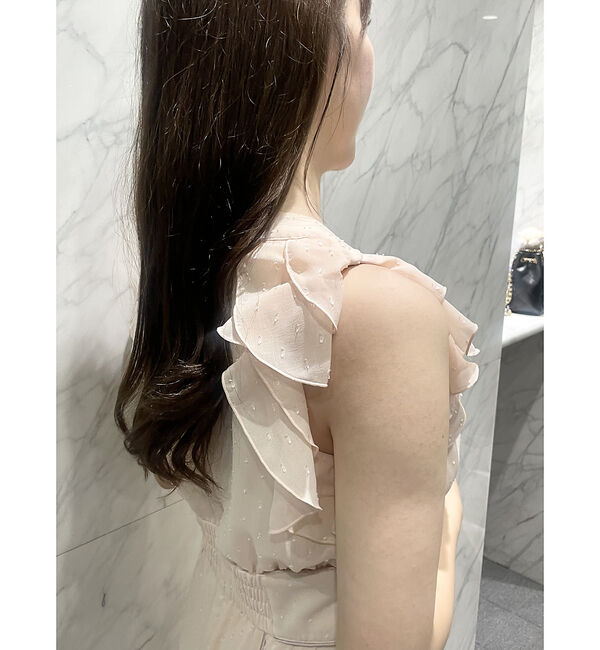 SELFIST「ホルターネックフリルマーメイドワンピース」|ワンピース|