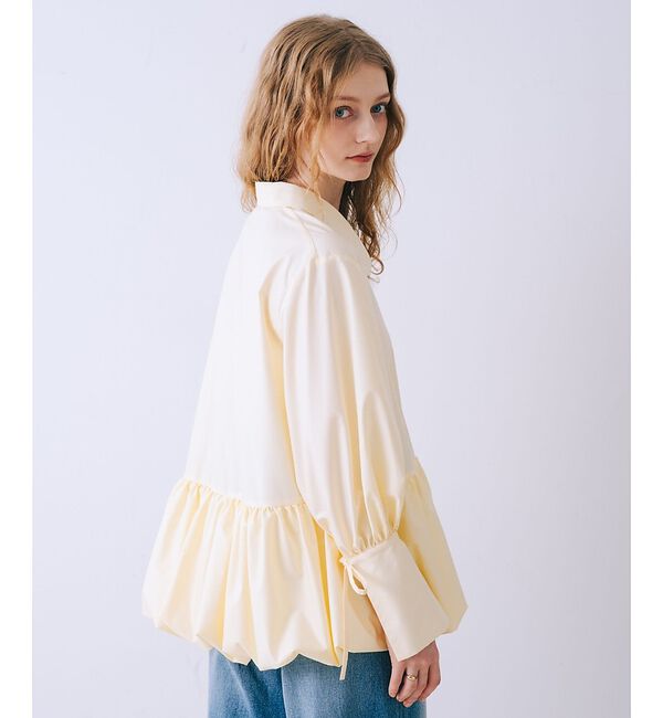 SELFIST「バルーンシャツブラウス」|シャツ・ブラウス|イエロー