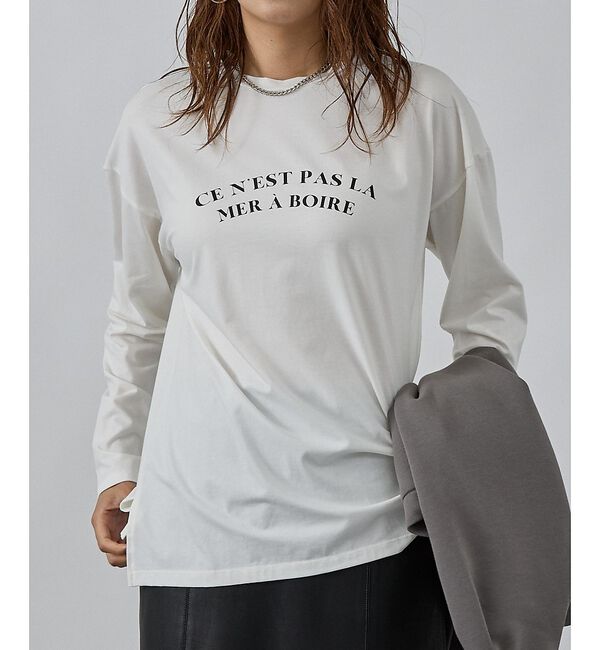 abahouse mavie「ロゴロンT」|Tシャツ・カットソー|ホワイト系その他1