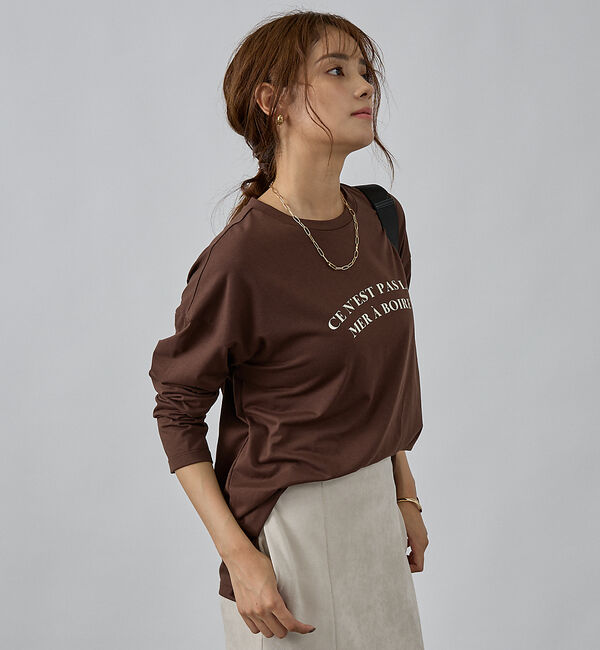 abahouse mavie「ロゴロンT」|Tシャツ・カットソー|