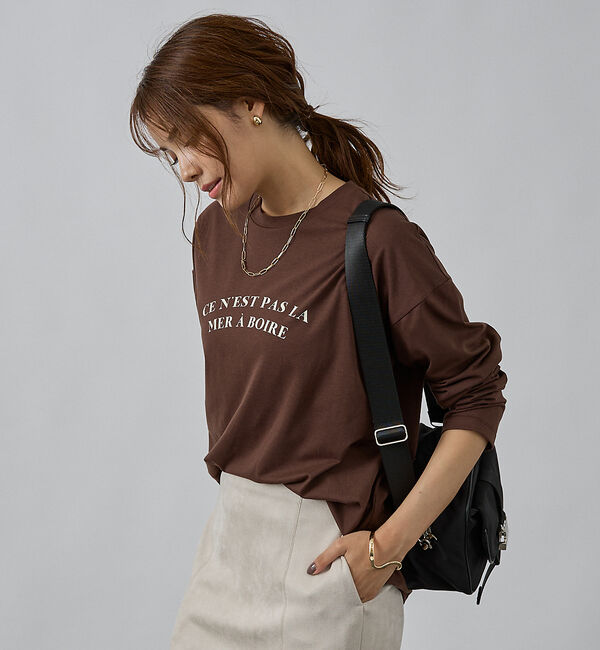 abahouse mavie「ロゴロンT」|Tシャツ・カットソー|