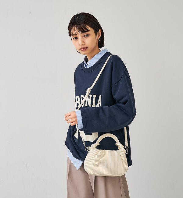 abahouse mavie「ノットプリーツ2WAYバック」|ショルダー・メッセンジャー|