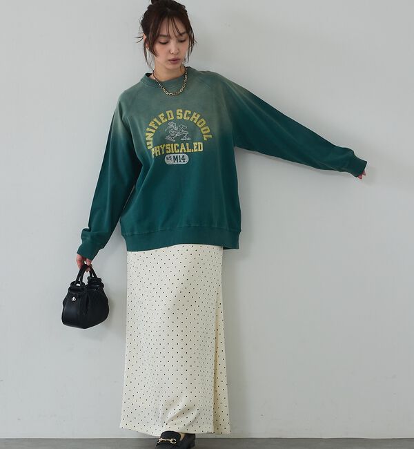 abahouse mavie「ドットマーメイドスカート」|スカート|