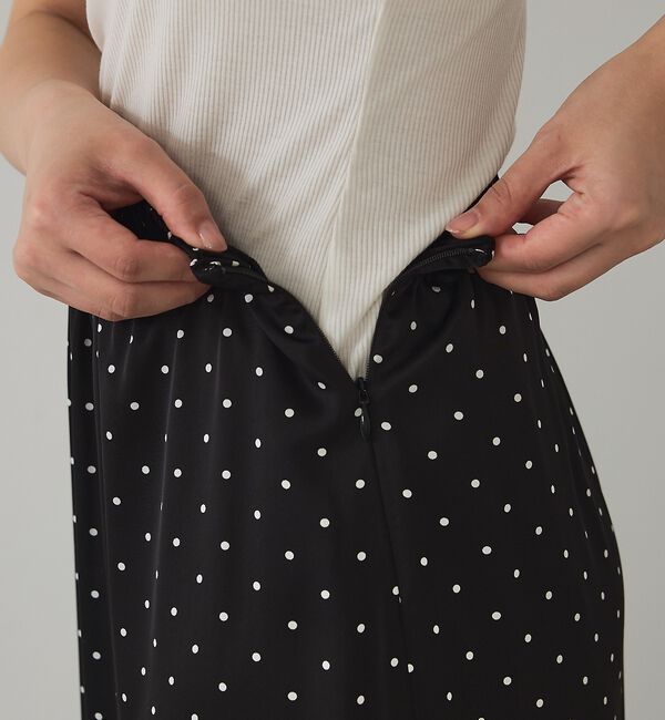 abahouse mavie「ドットマーメイドスカート」|スカート|