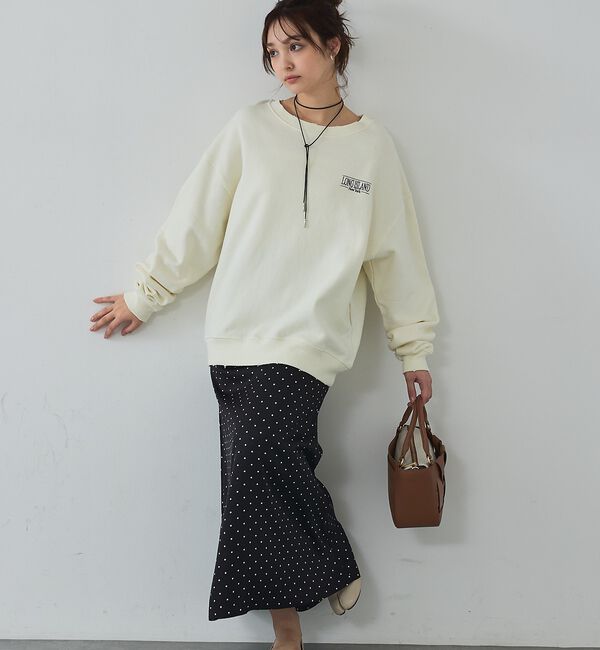 abahouse mavie「ドットマーメイドスカート」|スカート|