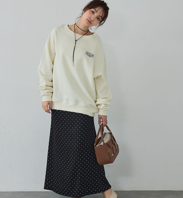 abahouse mavie「ドットマーメイドスカート」|スカート|