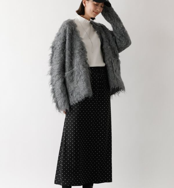 abahouse mavie「ドットマーメイドスカート」|スカート|