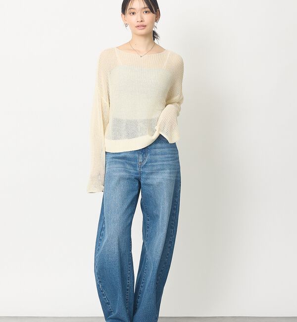 abahouse mavie「【主役級】シアーニットプルオーバー」|ニット・セーター|