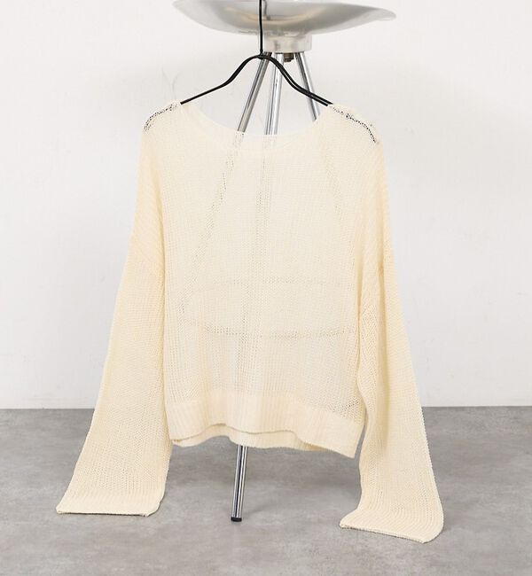 abahouse mavie「【主役級】シアーニットプルオーバー」|ニット・セーター|