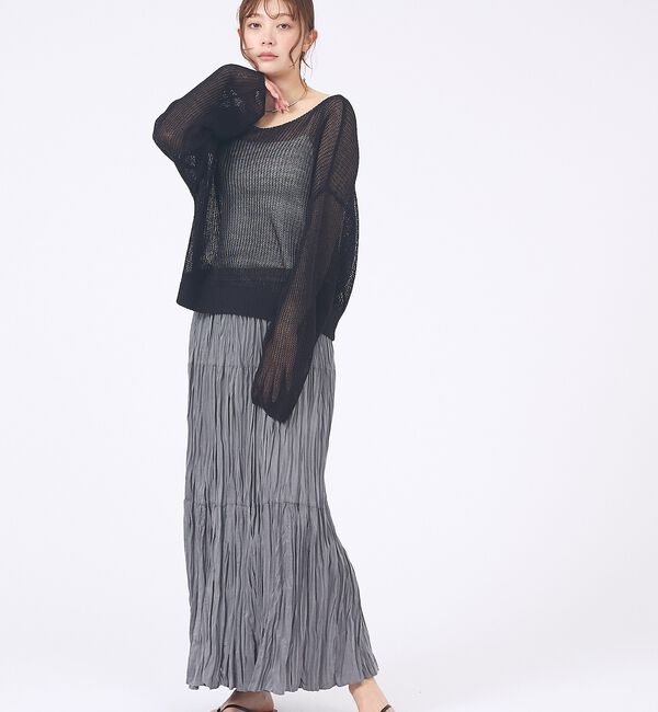 abahouse mavie「【主役級】シアーニットプルオーバー」|ニット・セーター|