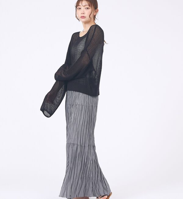 abahouse mavie「【主役級】シアーニットプルオーバー」|ニット・セーター|