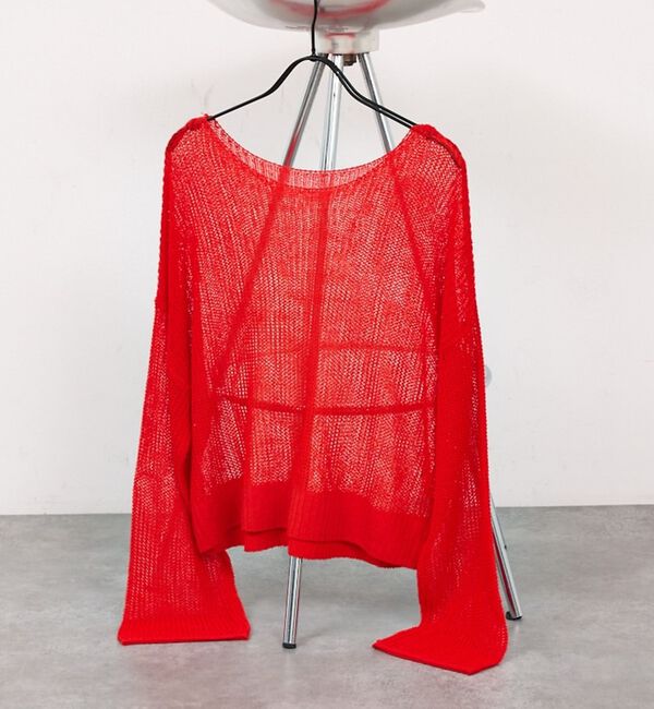 abahouse mavie「【主役級】シアーニットプルオーバー」|ニット・セーター|