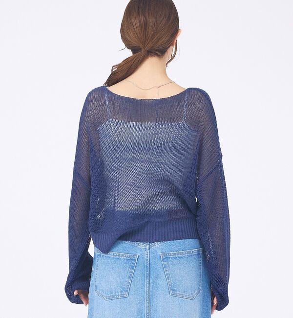 abahouse mavie「【主役級】シアーニットプルオーバー」|ニット・セーター|