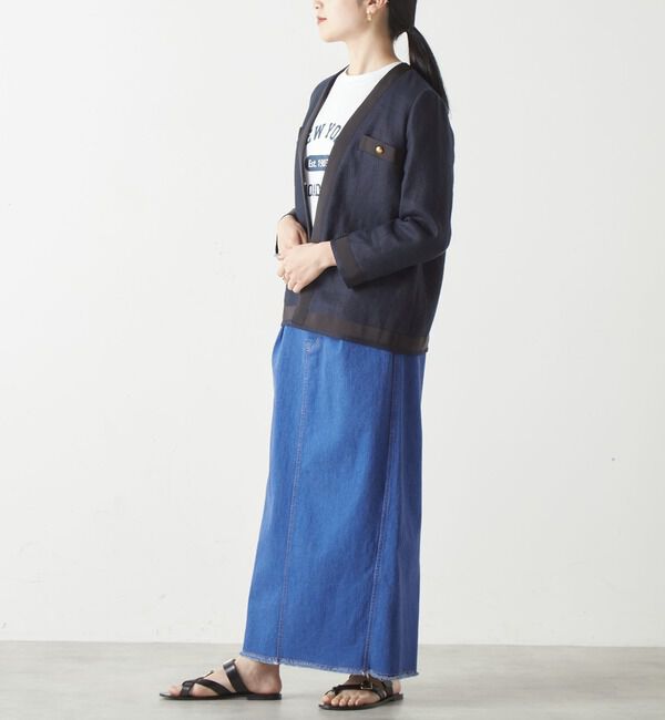 Liesse「デニムタイトスカート」|スカート|