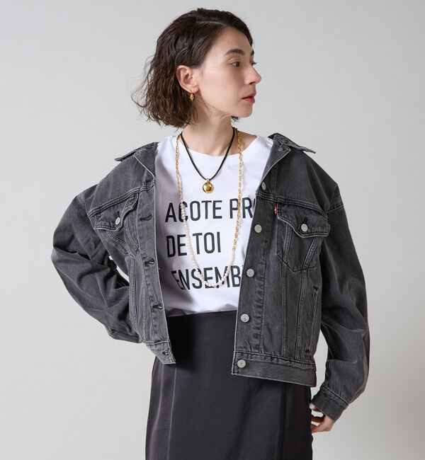 Liesse「【LEVI'S（リーバイス）】デニムジャケット 90S TRUCKER (A1743-0000/0004)」|デニムジャケット|ブラック