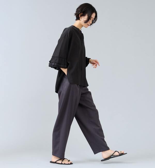 Liesse「麻調カーブパンツ」|その他|