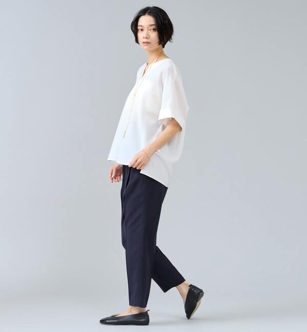 Liesse「キーネックブラウス」|シャツ・ブラウス|