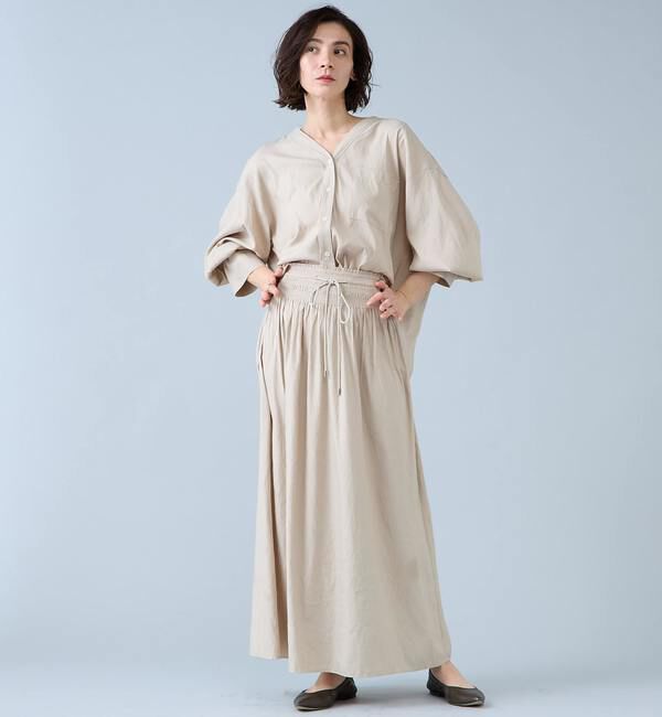 Liesse「Vカラーブラウス」|シャツ・ブラウス|