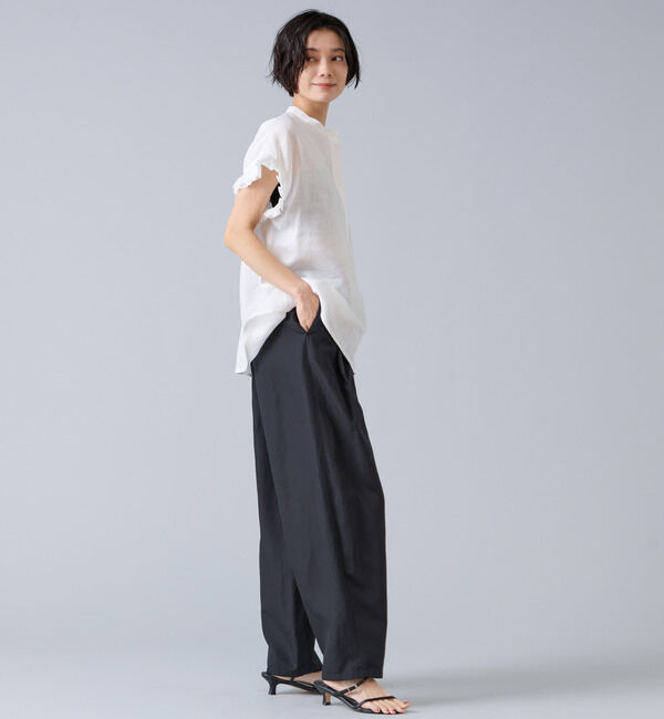 Liesse「リネンタンブラーカーブパンツ」|その他|
