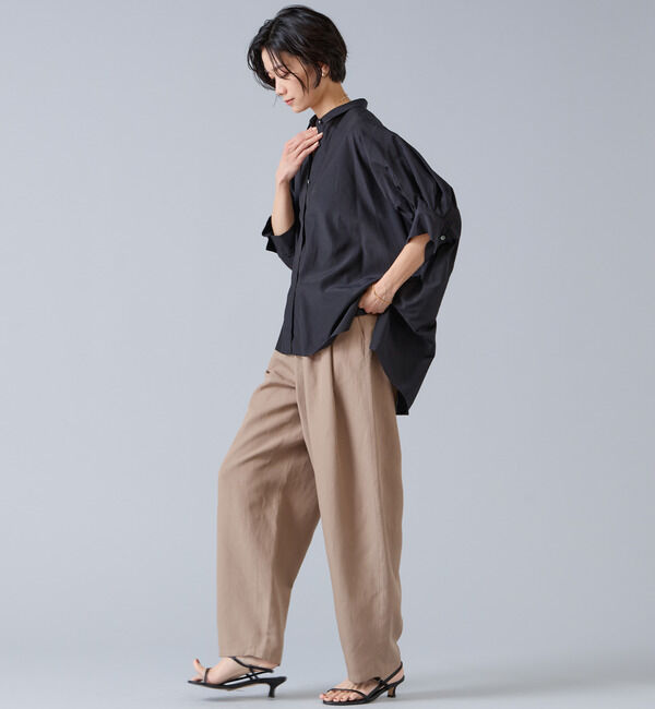 Liesse「リネンタンブラーカーブパンツ」|その他|