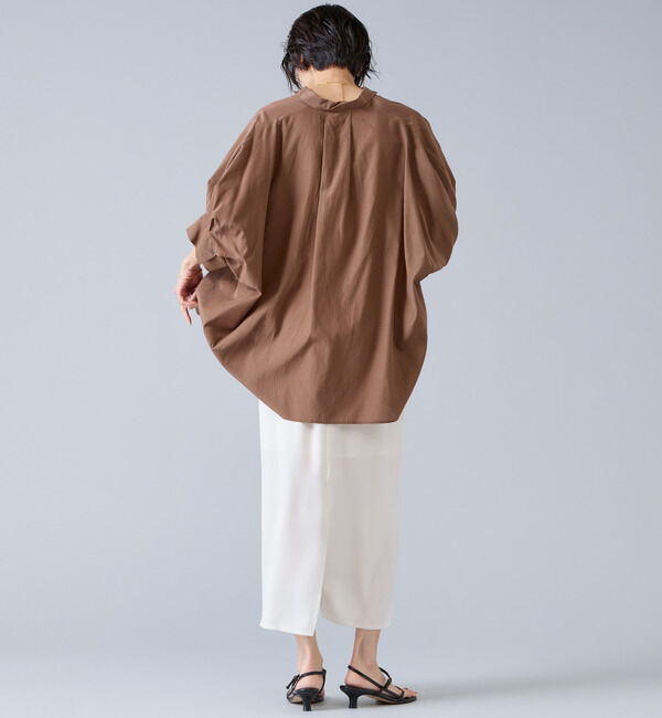 Liesse「オーガニックコットンワイドシャツ」|シャツ・ブラウス|