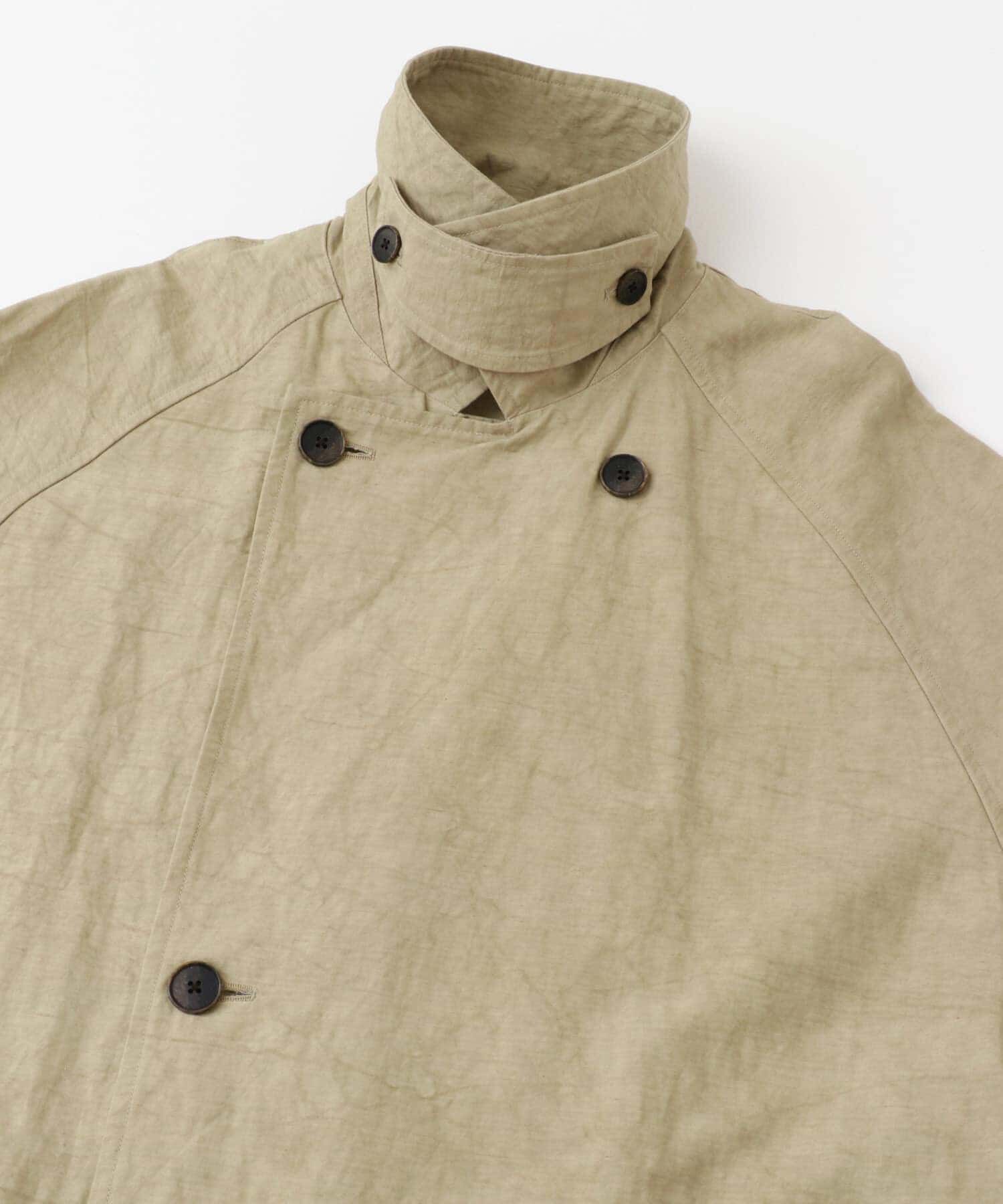 かぐれ「『ユニセックス』コットンリネンオーバートレンチコート」|トレンチコート|